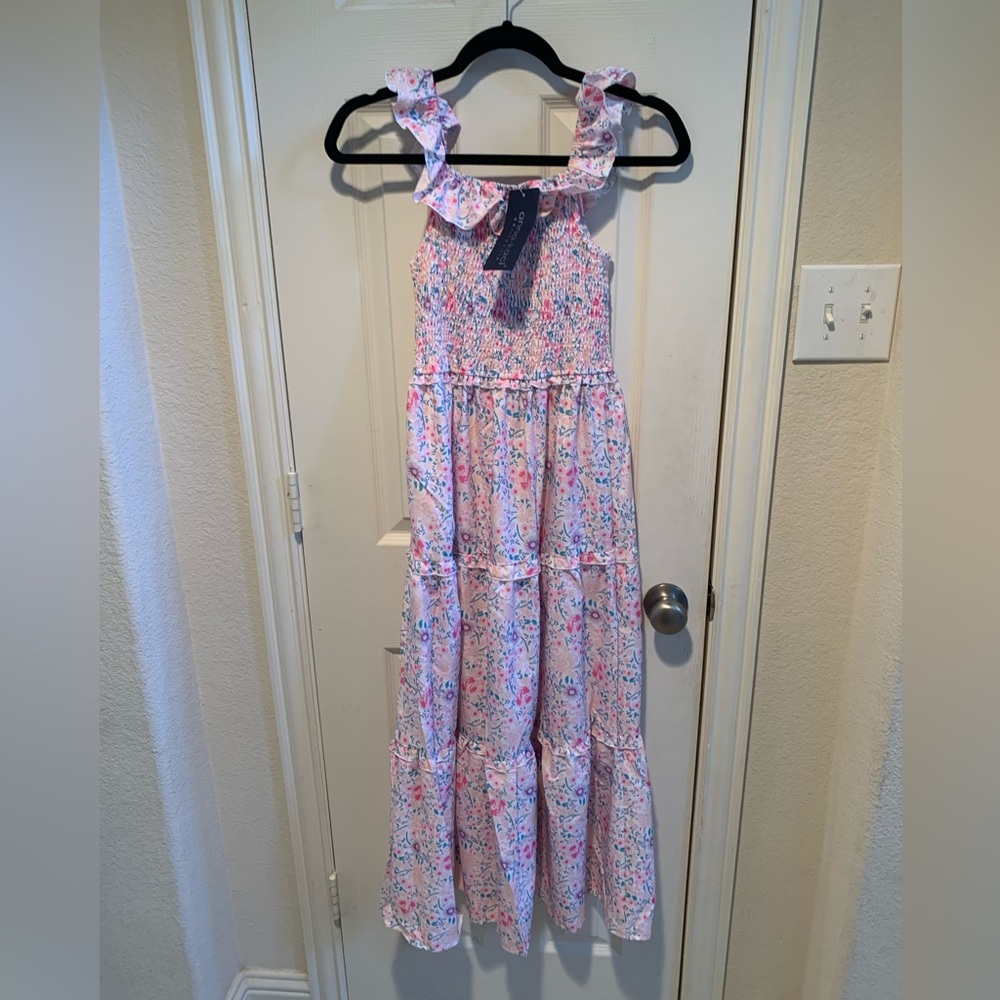 New Floral off shoulder maxi dress